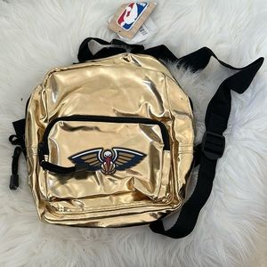 Metallic Gold Mini Pelicans Backpack NWT